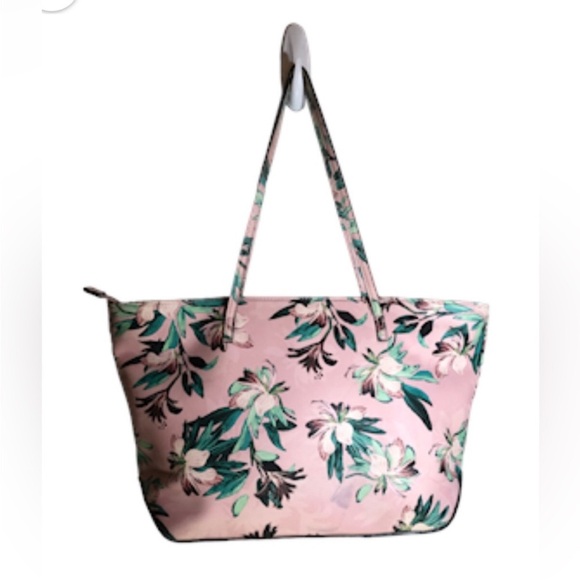 Nine West Floral tropical Pink Tote Bag - Picture 5 of 8